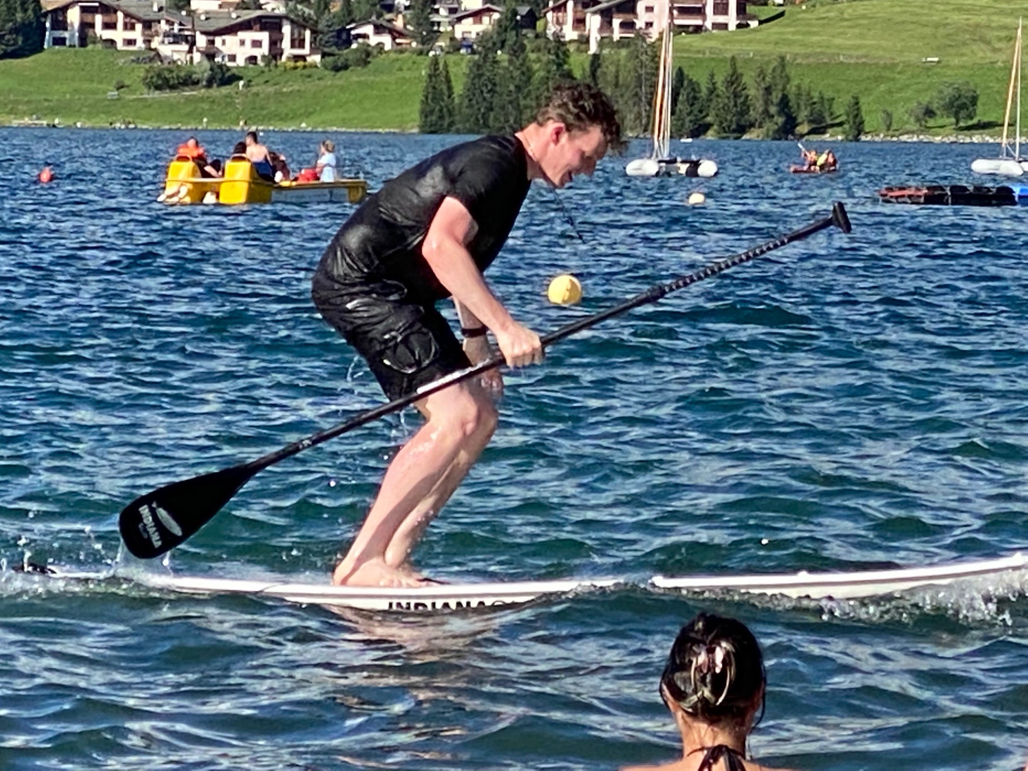 SUP am Davosersee